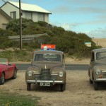 Jowetts and Austin Healey in Robe