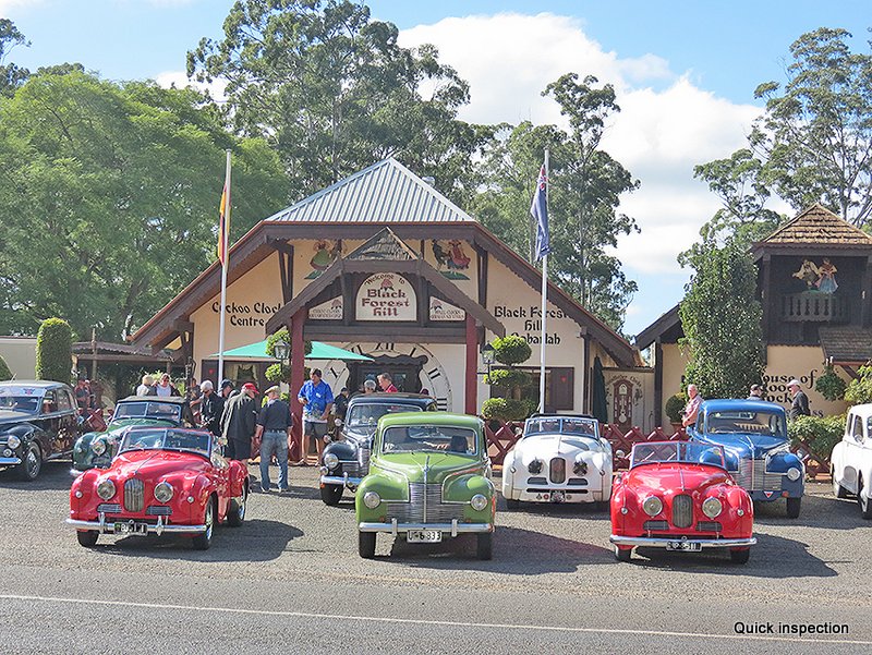 Gathering outside the cuckoo clock centre-001