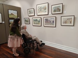 Megan Kelly and Grandfather viewing his paintings Megan Kelly and Grandfather viewing his paintings June 2020 report